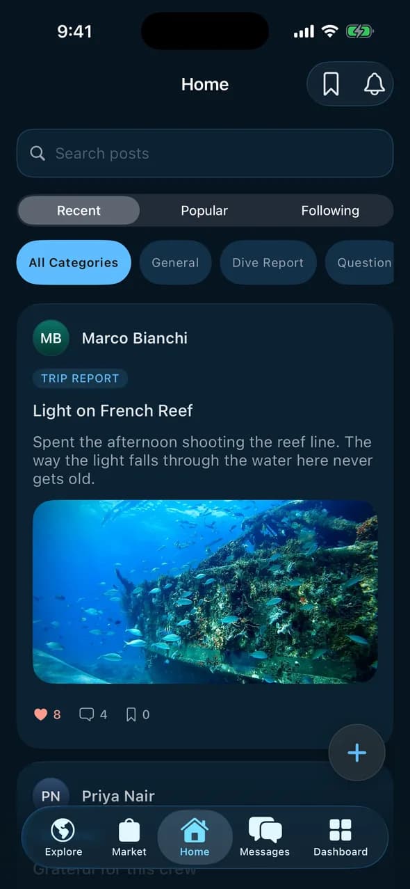 Community feed